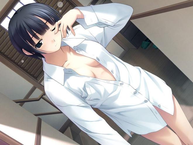 12P Maid plays with Shinji till gets her melons drilled