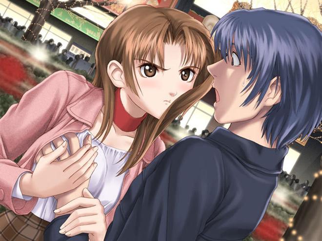 12P Maid plays with Shinji till gets her melons drilled