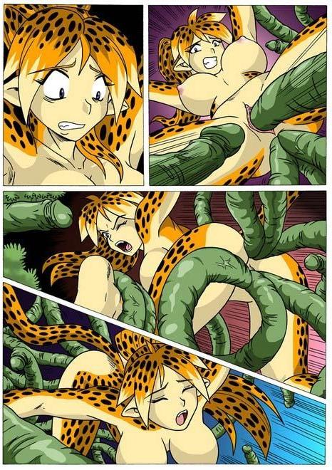 12P Sensual Neko Girl getting hard nipples jizzed in cum 