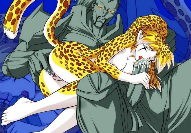 12P Sensual Neko Girl getting hard nipples jizzed in cum 