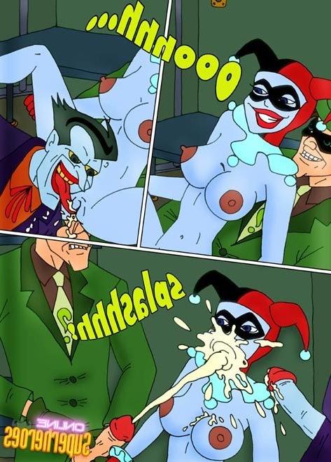 12P Harley Quinn moans in pain and gets banged by Hawkman