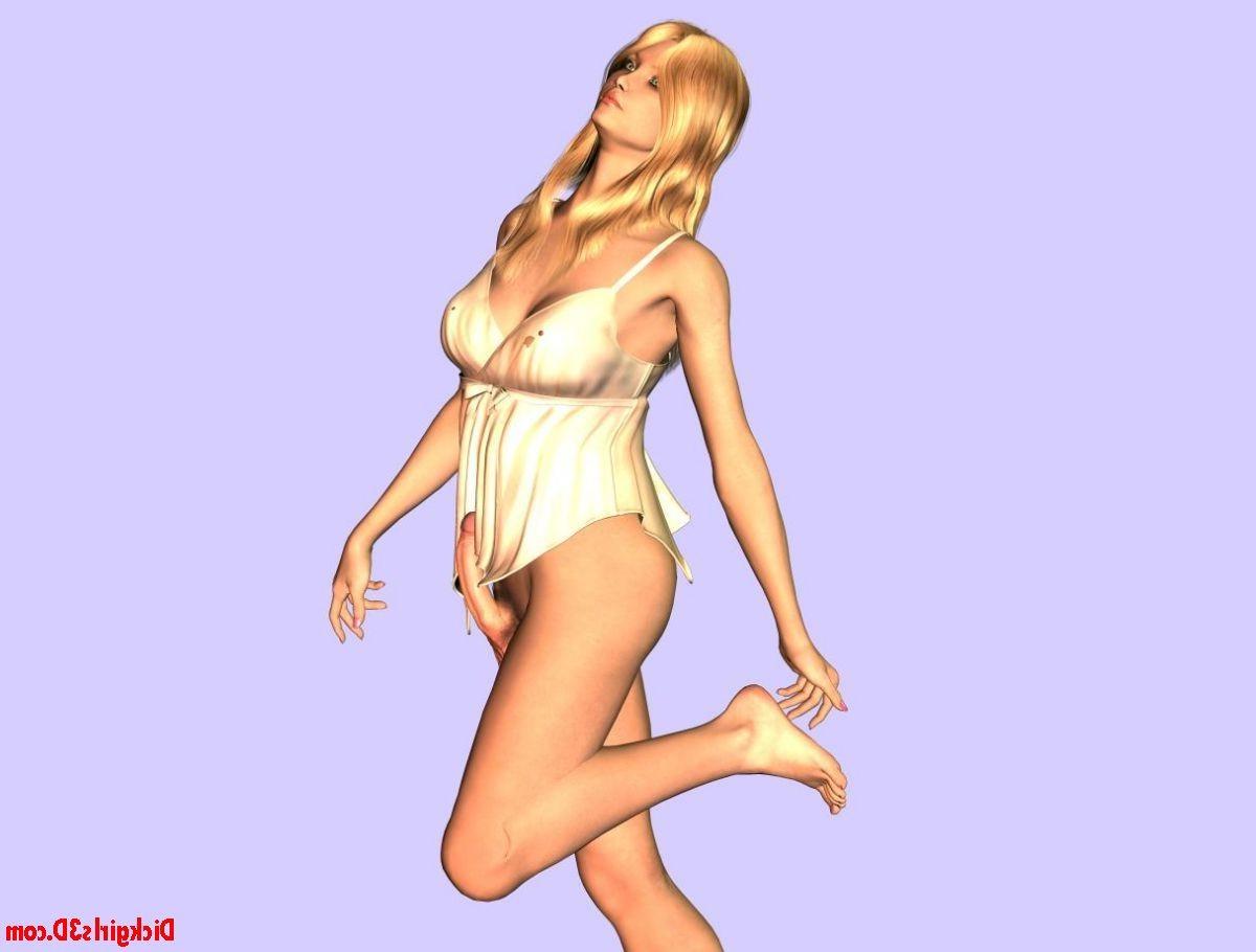 16P blonde dickgirl