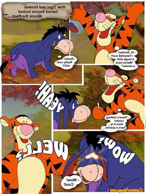 12P Tigger drilled and getting cum blasted
