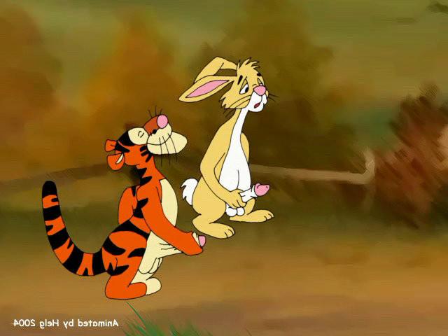 12P Tigger drilled and getting cum blasted
