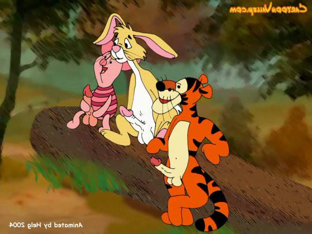 12P Tigger drilled and getting cum blasted