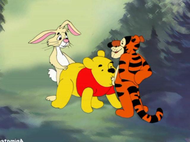 12P Tigger drilled and getting cum blasted