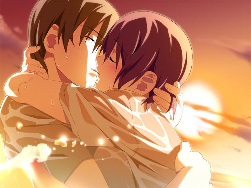 19P Most popular busty hentai schoolgirl in her sexy swimsuit
