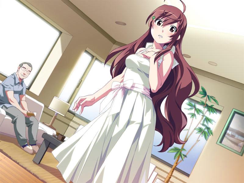 19P Most popular busty hentai schoolgirl in her sexy swimsuit