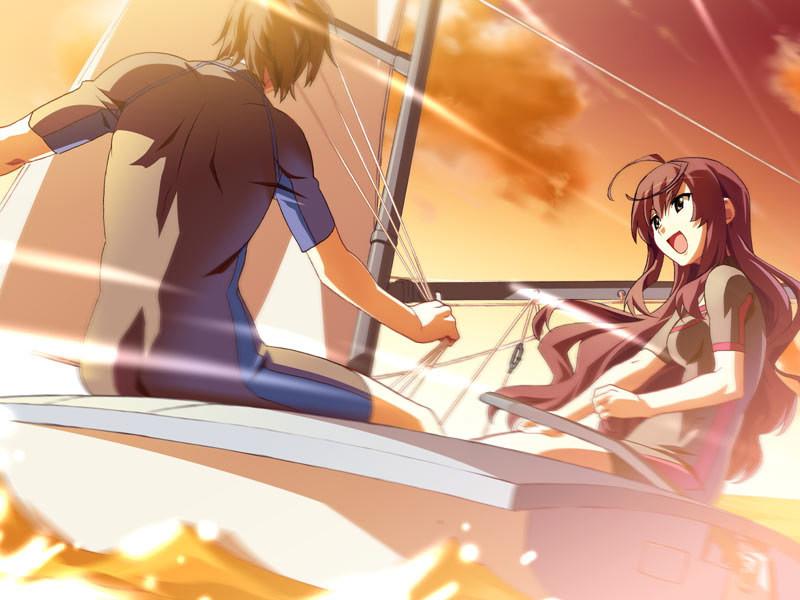 19P Most popular busty hentai schoolgirl in her sexy swimsuit