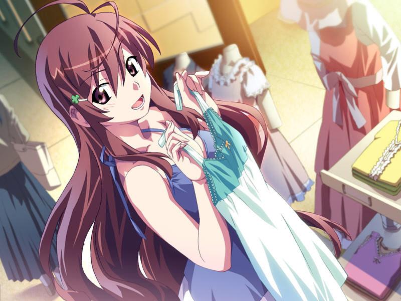 19P Most popular busty hentai schoolgirl in her sexy swimsuit