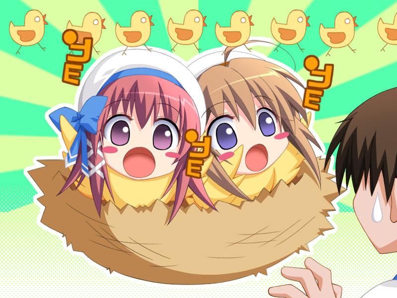 20P Sweet little hentai teen sisters with cute wet cotton panties