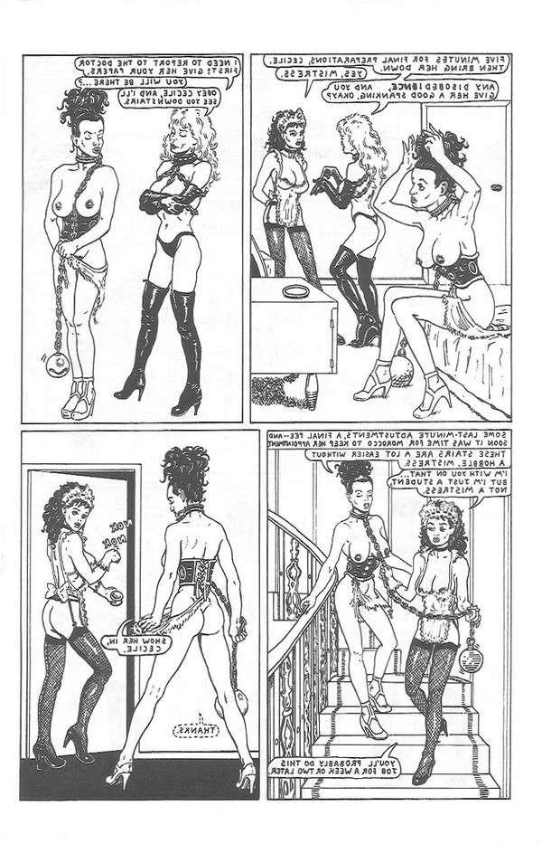15P hard pain school of submission comics