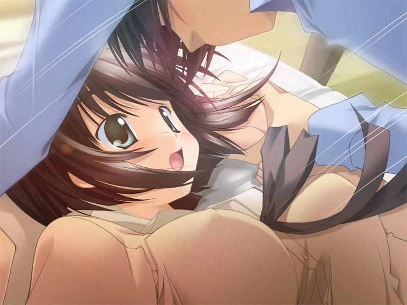 20P Big boob hentai teens in oriental kimonos going topless