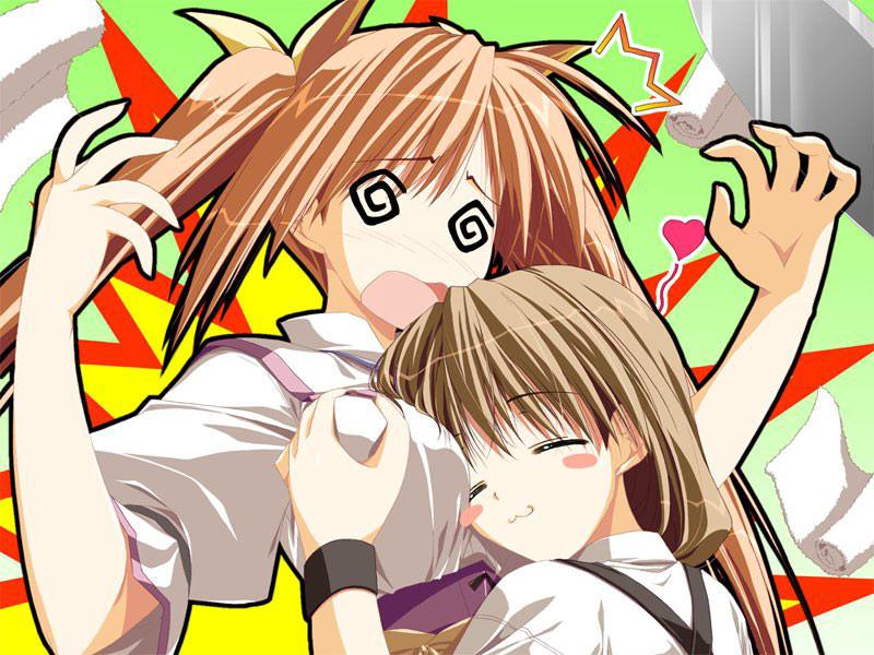 20P Swimsuit models by day and submissive hentai waitress by night