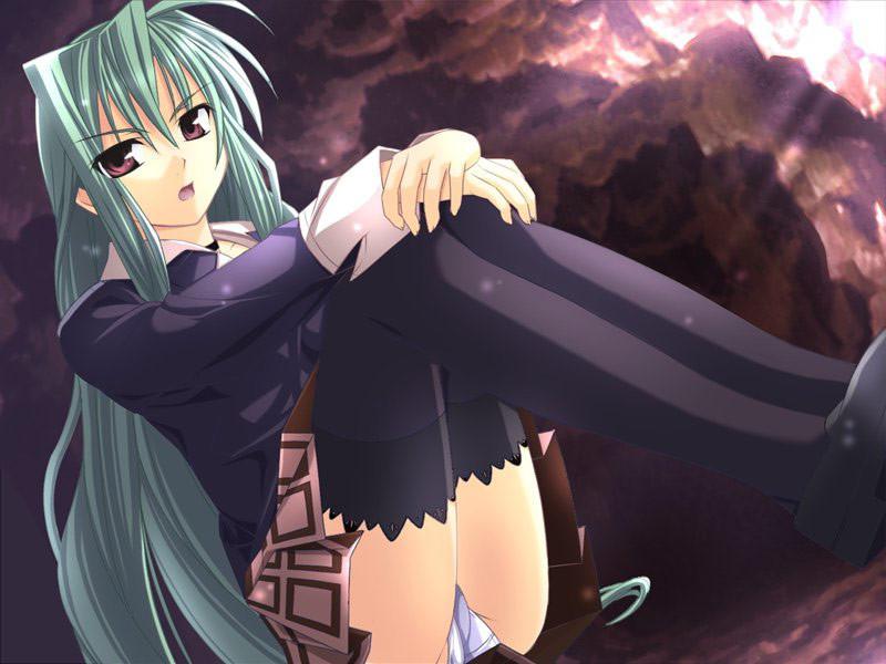 16P Shameless hentai teens showing off their cotton panties