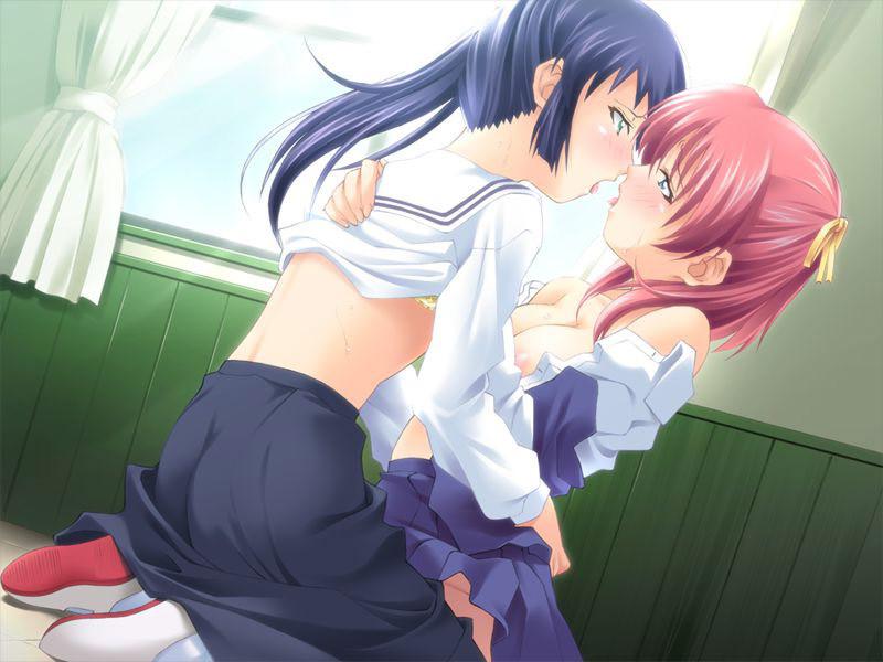 20P Submissive hentai schoolgirls play dress up as french maids