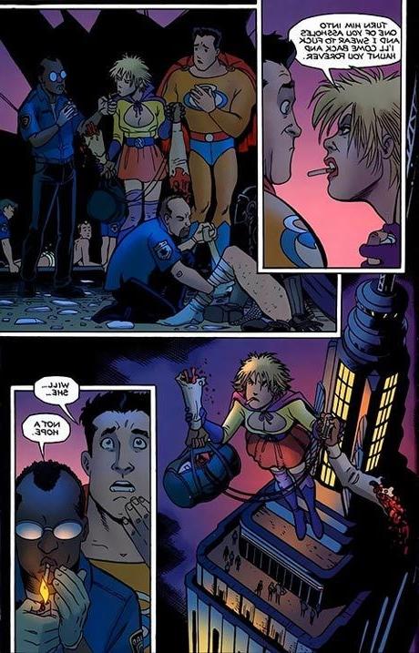 12P BatWoman in swimming suit filled in cunt by Superman