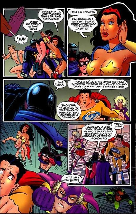 12P BatWoman in swimming suit filled in cunt by Superman