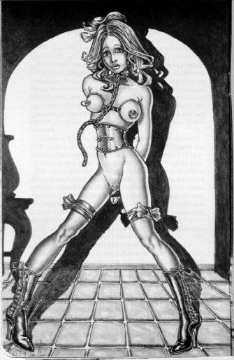 15P her legs tied apart and forced to lick pussy