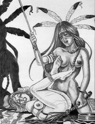15P her legs tied apart and forced to lick pussy