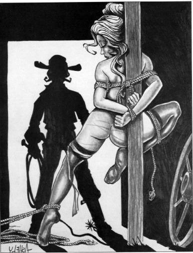 15P her legs tied apart and forced to lick pussy