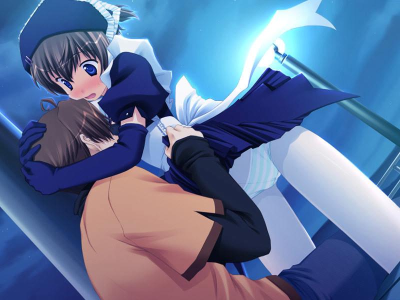 18P Teen french hentai maids in cute stockings serve as sex slaves