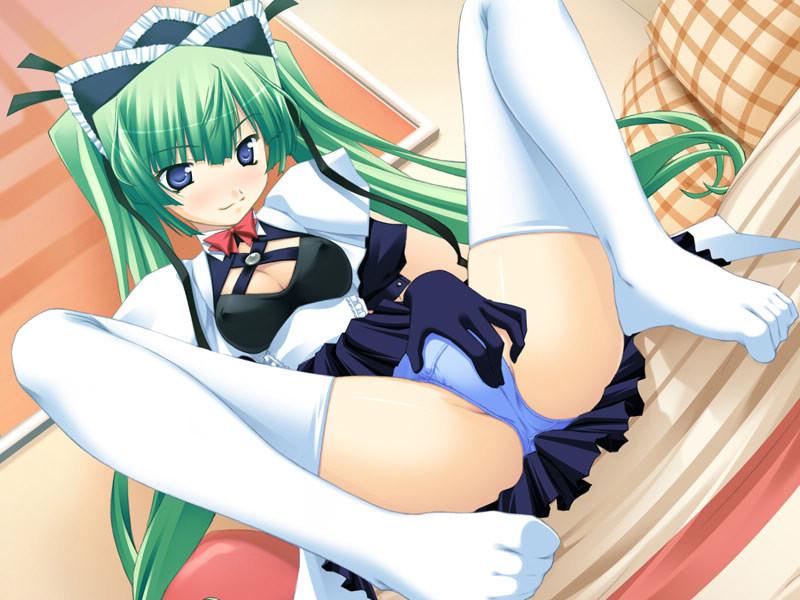 20P French teen hentai maids with big plump tits in skirt uniforms