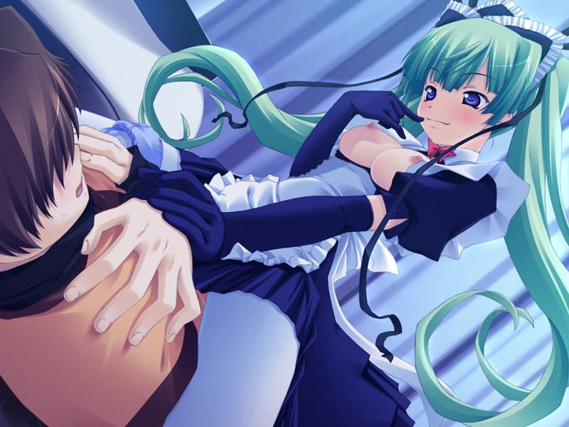 20P French teen hentai maids with big plump tits in skirt uniforms