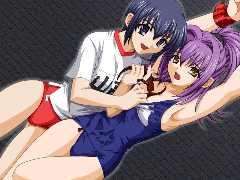20P Perverse french hentai maids with big tits and a nasty fetish
