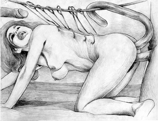15P cries of pain while horrible bdsm happens