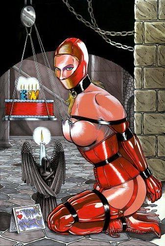 15P cries of pain while horrible bdsm happens