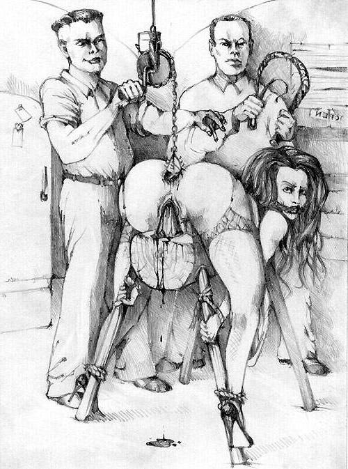 15P insane bondage and fetish pain art
