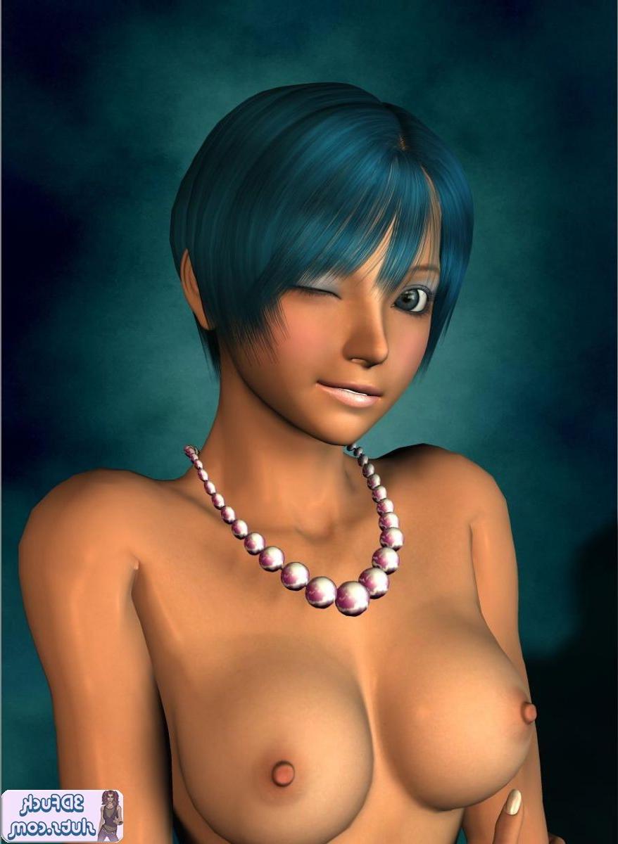 20P 3D toon dickgirl jerking cock for cumshot