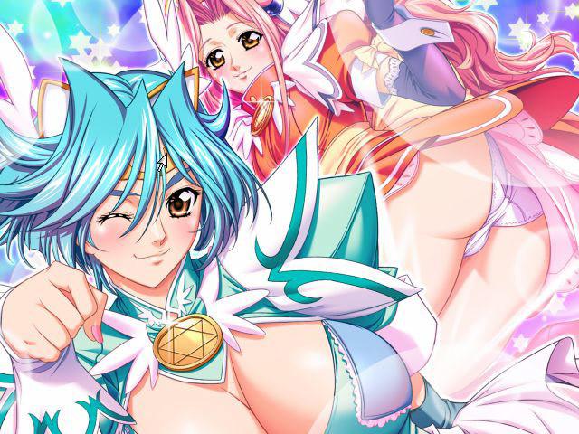 20P Tight little cotton panties on adorable hentai schoolgirls