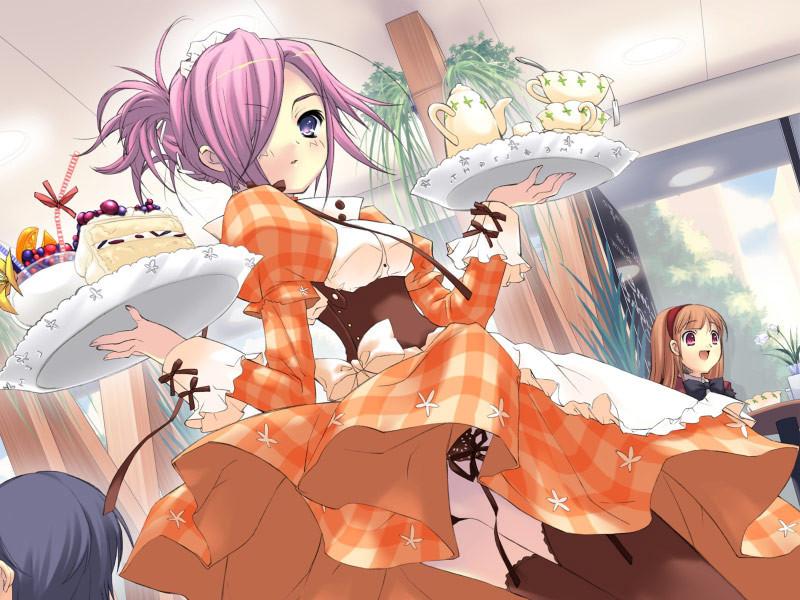 18P Raunchy little hentai schoolgirls in tight cotton panties