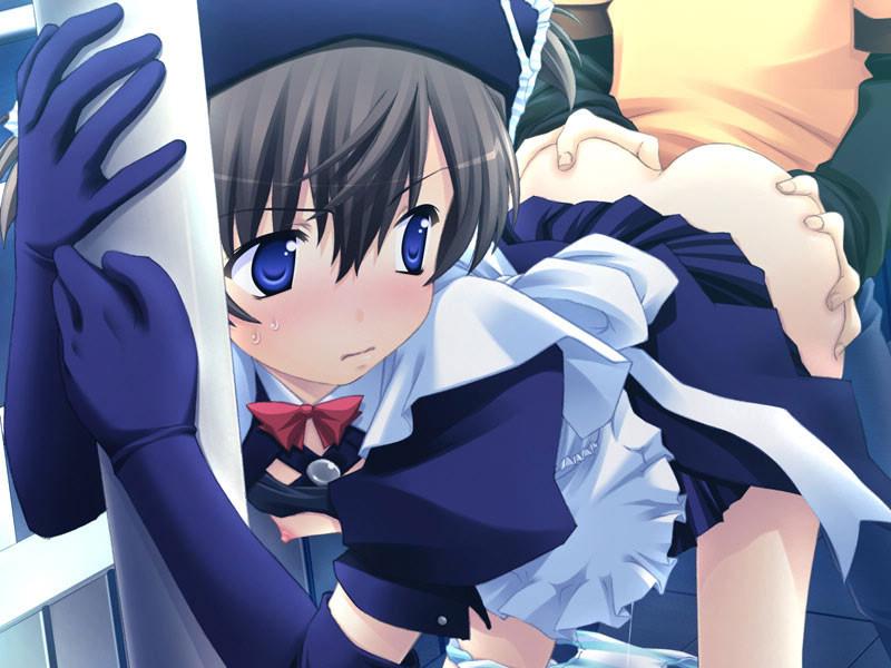 20P Sexy french hentai maids with big tits love fucking their master