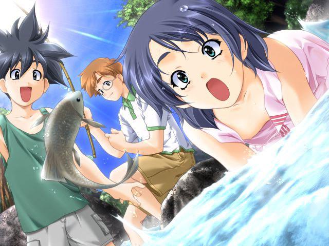 20P Sweet hentai teens with super big tits and a face full of cum