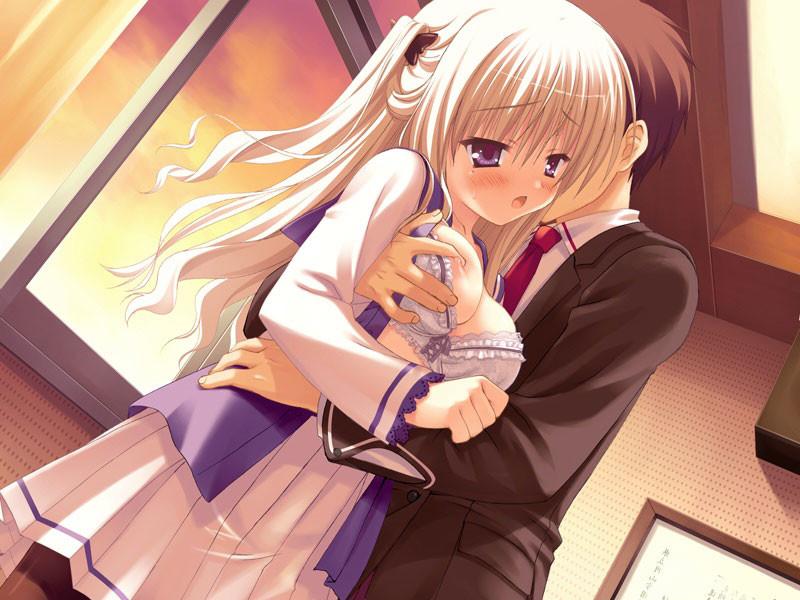 18P Schoolgirls in their uniforms of cotton panties and short skirts