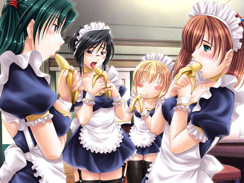 20P French hentai maids fuck and suck cock trying to get pregnant