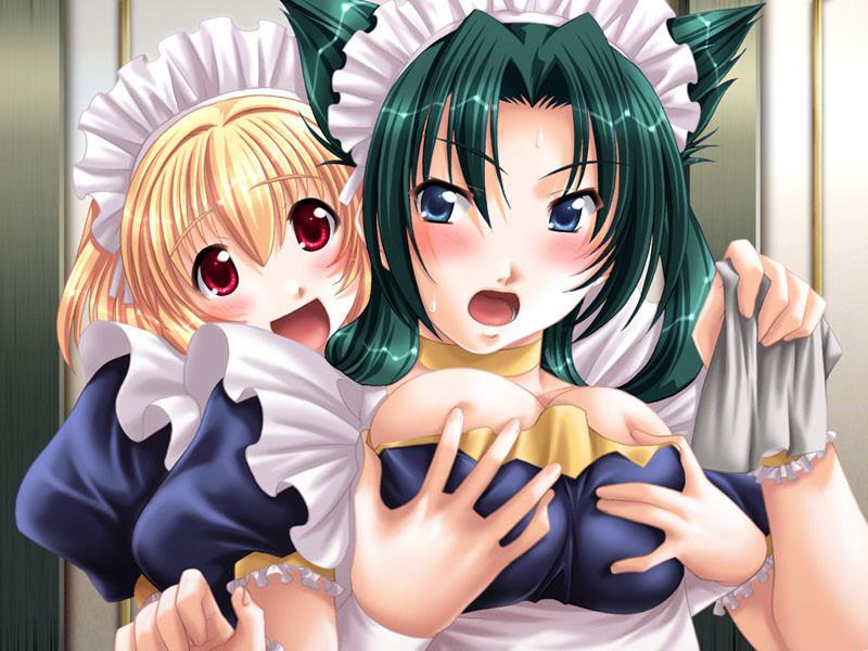 20P French hentai maids fuck and suck cock trying to get pregnant