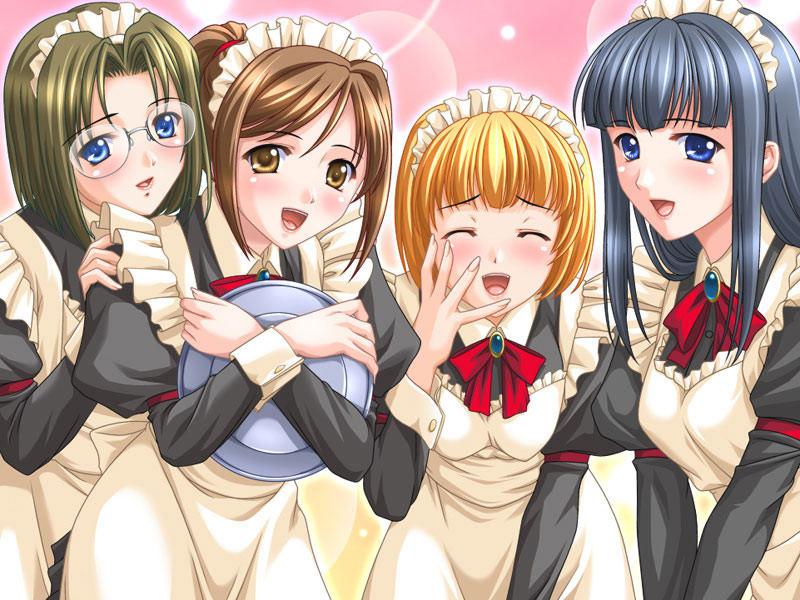17P Trained french sex maids and pleasure breeding hentai slaves