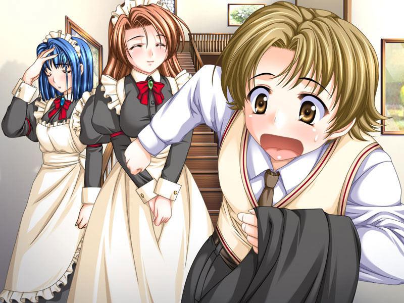 17P Trained french sex maids and pleasure breeding hentai slaves