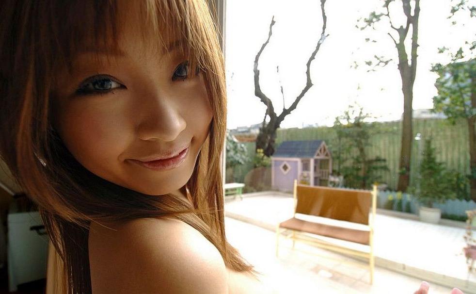 15P Busty asian Reon Kosaka showing her tits and pussy