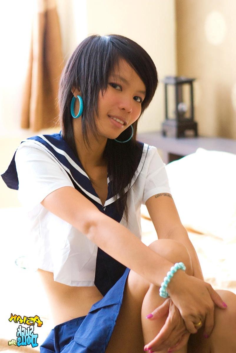 15P Puy is dressed like a sailor girl and needs a cock to ride on