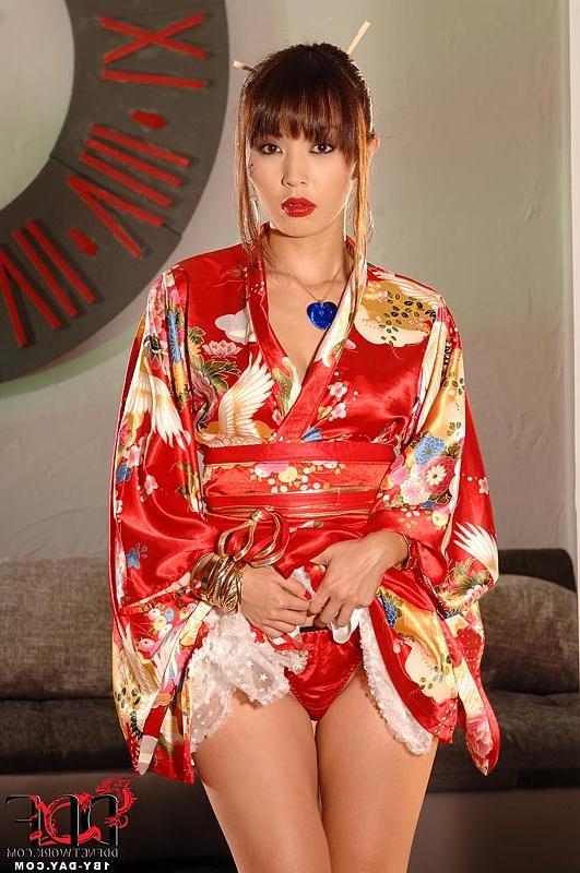 16P Marica Hase busty asian in cosplay outfit fingers her wet pussy