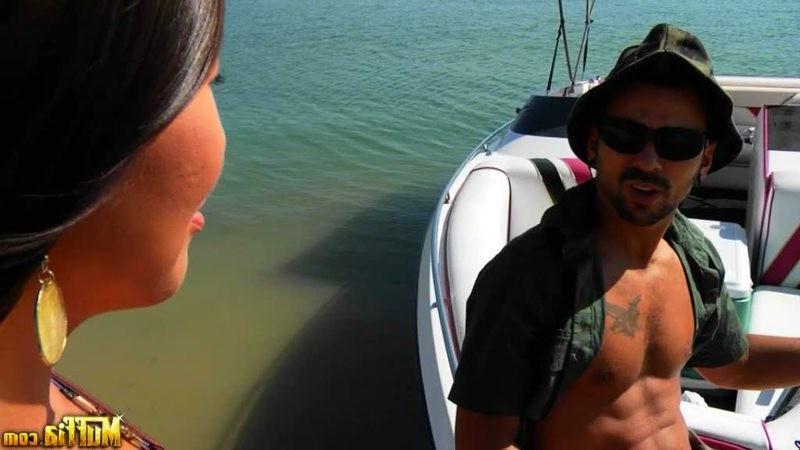 16P Beti Hana fucked on a boat during a fishing trip