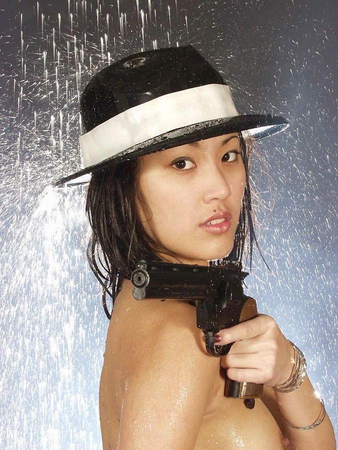 16P Asian babe masturbating her pussy hard for orgasm