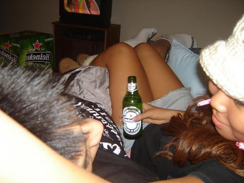 16P Asian teen partying