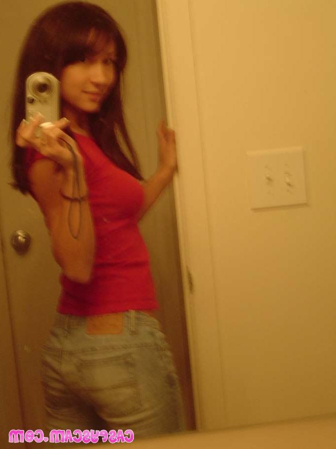 16P Asian teen with big natural boobies