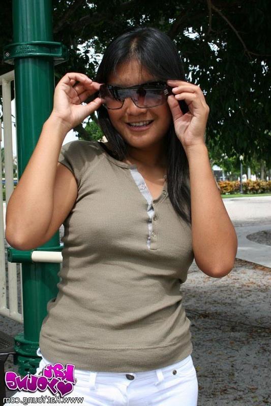 16P Busty Asian teen poses sexy